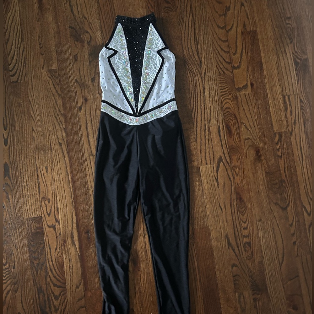 Glamour costume black and white jumpsuit (LC)